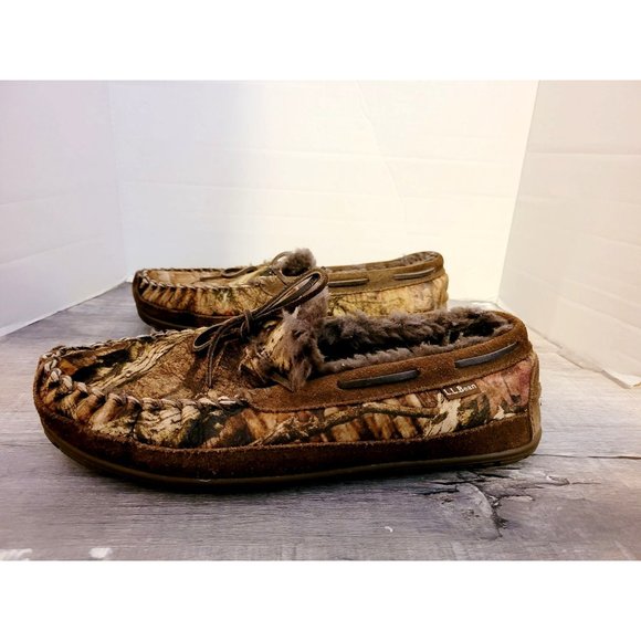 Ll Bean Wicked Good Moccasins Camo 